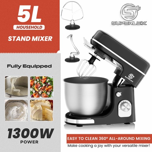Superlex stand mixer 5l - superlex, 3-in-1