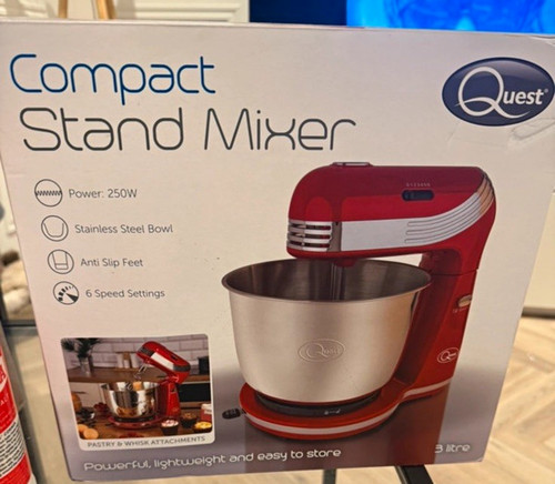 Quest compact stand mixer 250w - mixer,