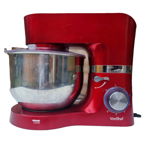 Vonshef 1400w stand mixer - vonshef, red