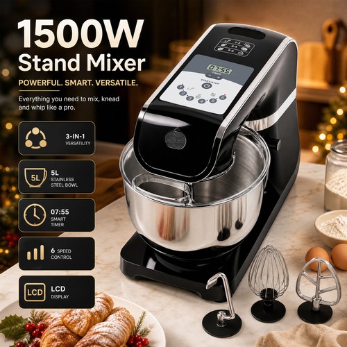 Momokova 1500w stand mixer - mixer, 5l
