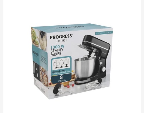 Progress 1300w stand mixer - stand, 5l